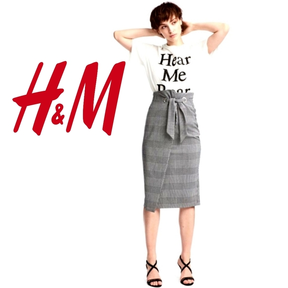 Houndstooth Pencil Skirt sz 0 - Picture 2 of 10